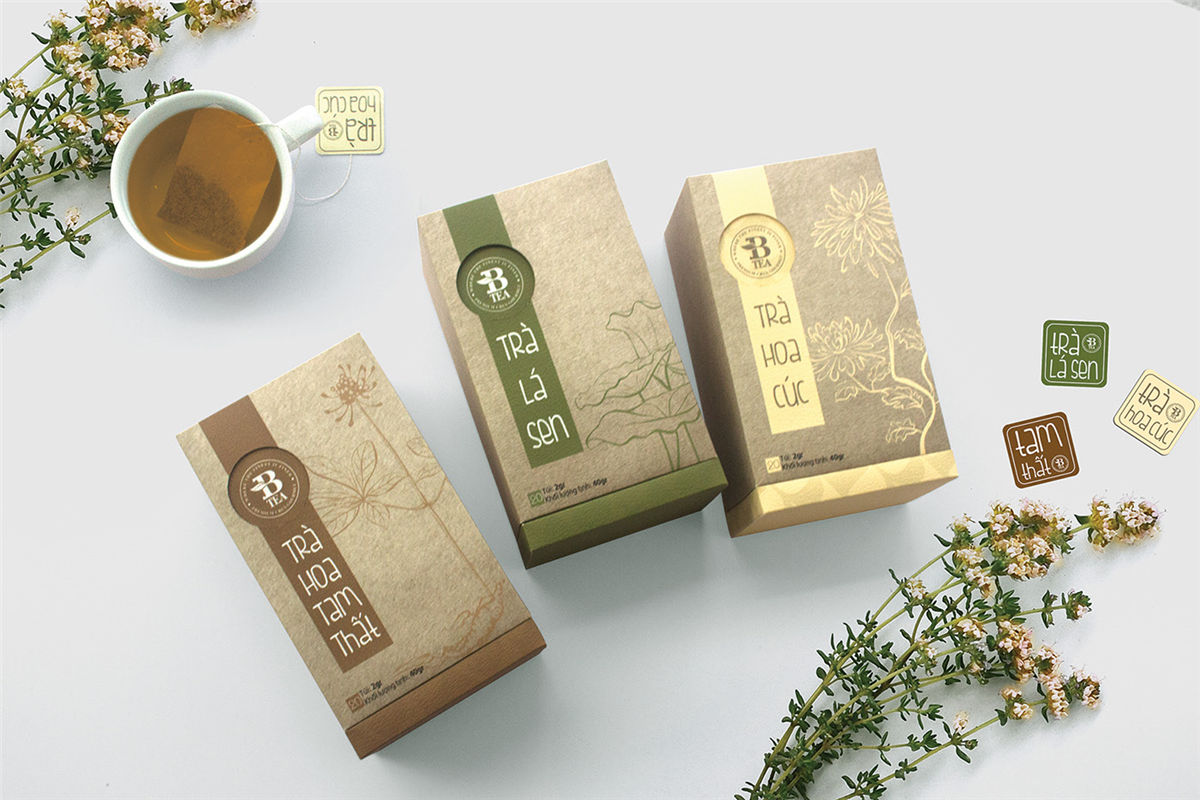 荷葉茶包裝設(shè)計圖片參考(圖2)