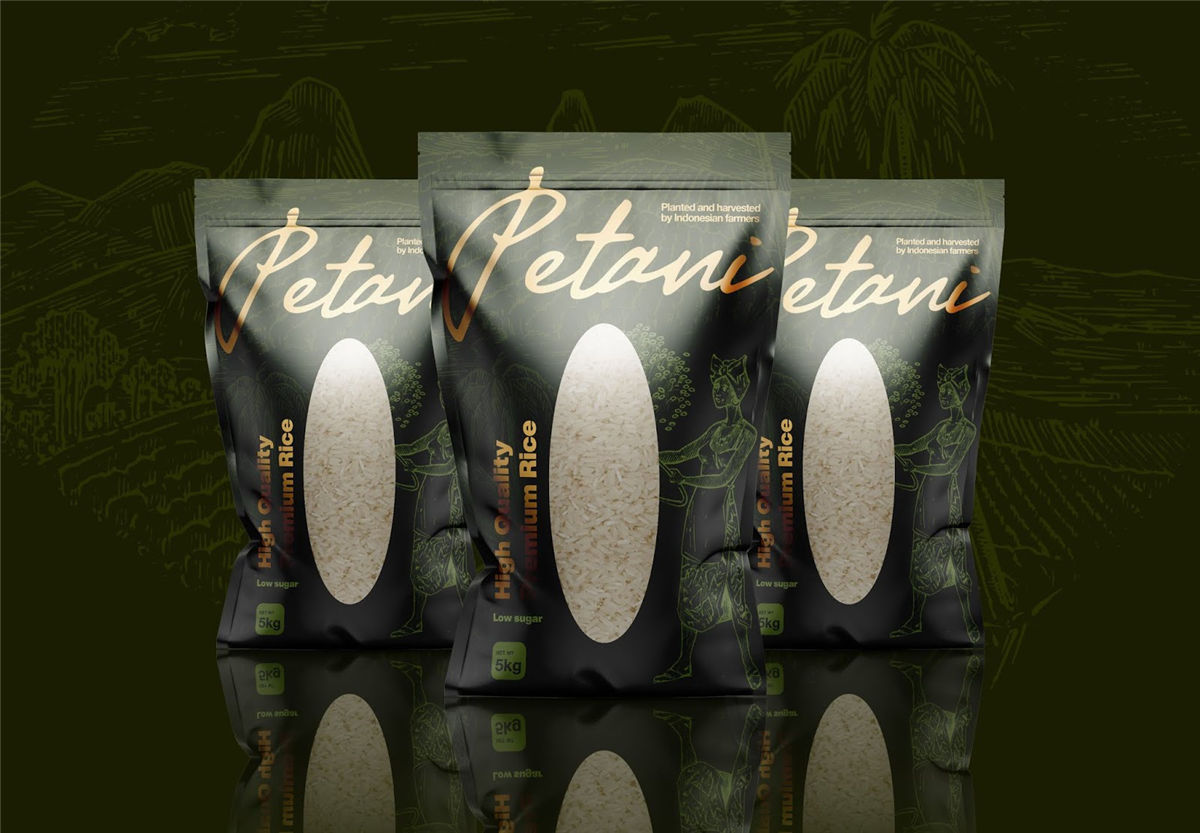 大米包裝設(shè)計(jì)圖片素材欣賞(圖1)