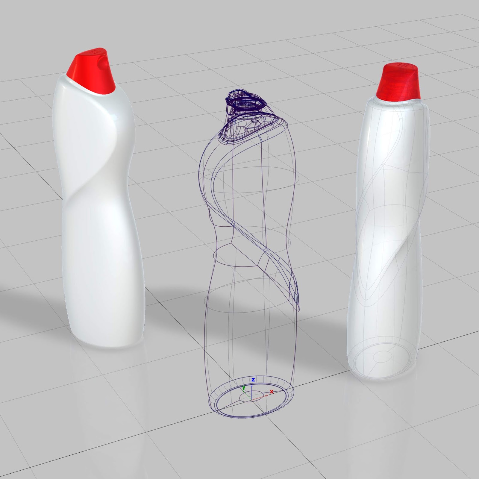 浴室清潔劑包裝設計(圖3) 浴室清潔劑包裝設計(圖3)