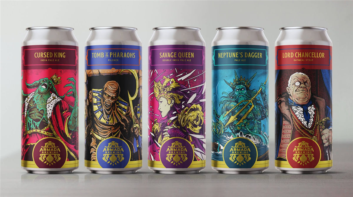 啤酒包裝與游戲人物結(jié)合(圖1)