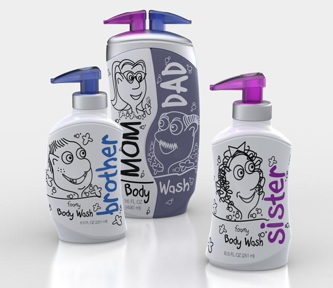 家庭洗護(hù)沐浴露產(chǎn)品包裝怎么做(圖3)