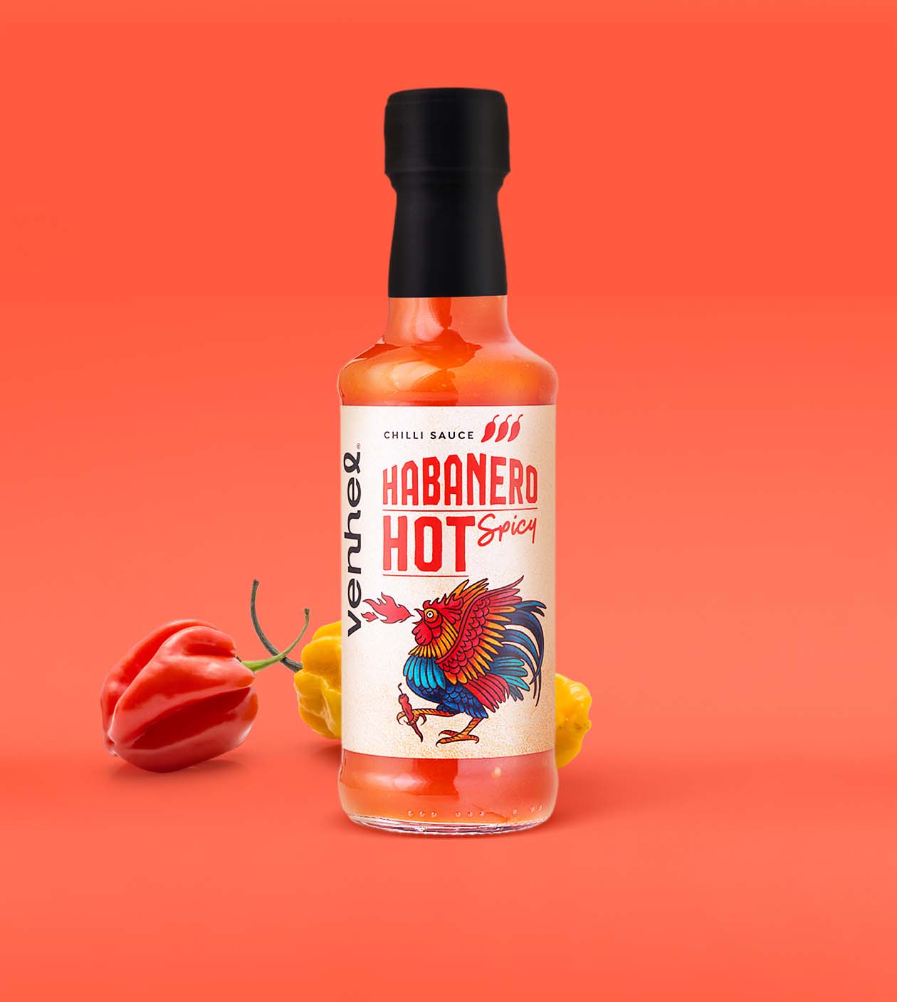 這款辣椒醬用噴火的公雞做為核心視覺(jué)(圖10) 這款辣椒醬用噴火的公雞做為核心視覺(jué)(圖10)