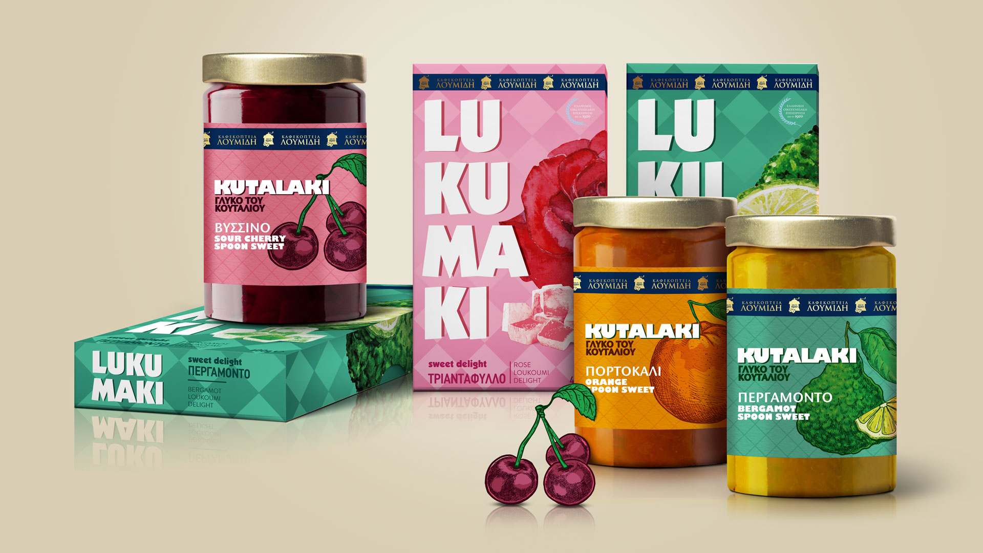 Loumidis咖啡店品牌及包裝設(shè)計(圖1)