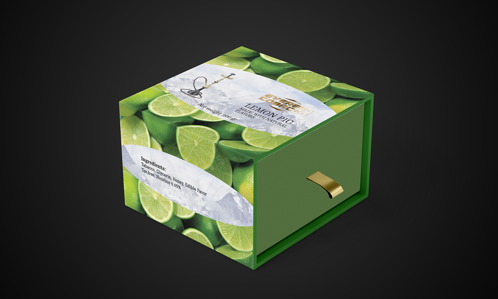 珠穆朗瑪峰出口煙草包裝設計作品參考(圖1)