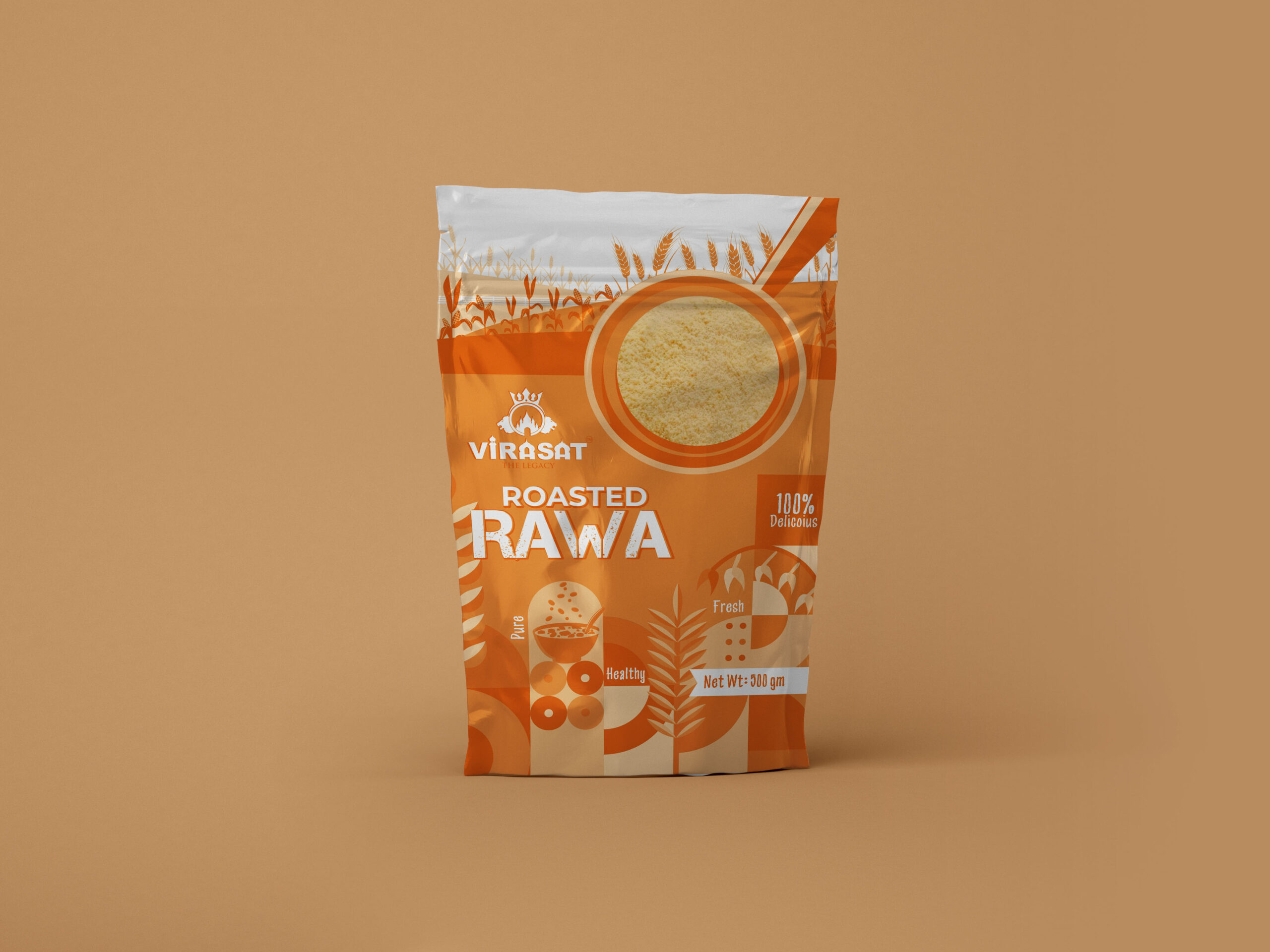 簡單獨特的優(yōu)質面粉袋包裝這樣設計(圖2)