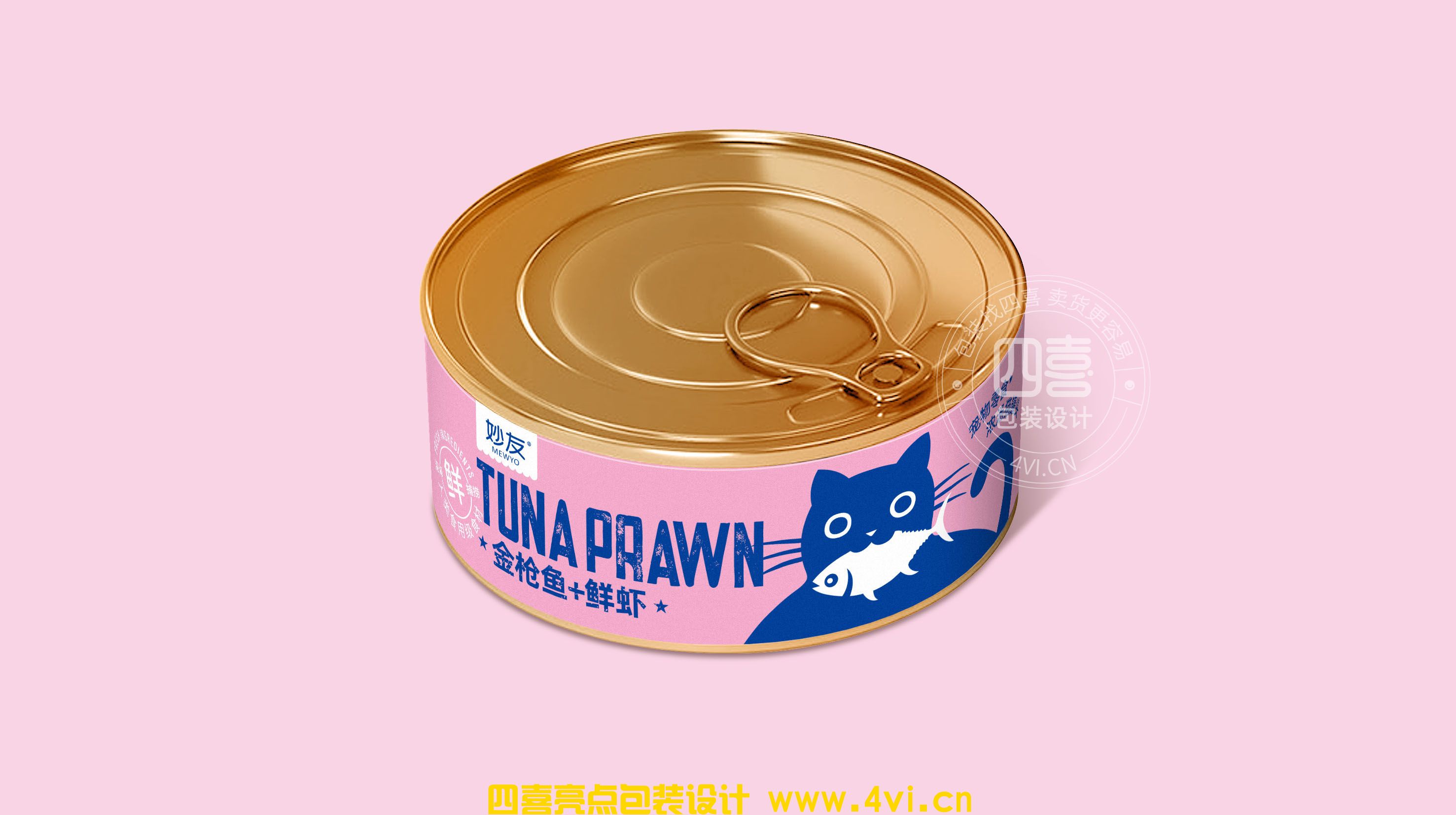 貓罐頭包裝設(shè)計怎么做比較好(圖2) 貓罐頭包裝設(shè)計怎么做比較好(圖2)