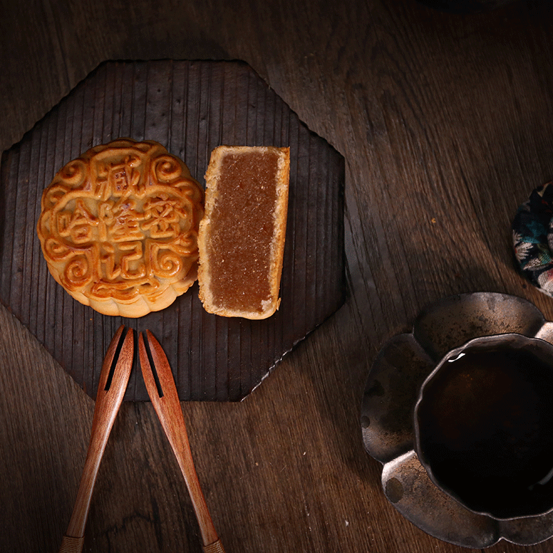 臧隆記 哈密瓜廣式月餅 500g 禮盒裝包裝禮盒產(chǎn)品包裝創(chuàng)意設(shè)計欣賞(圖5)