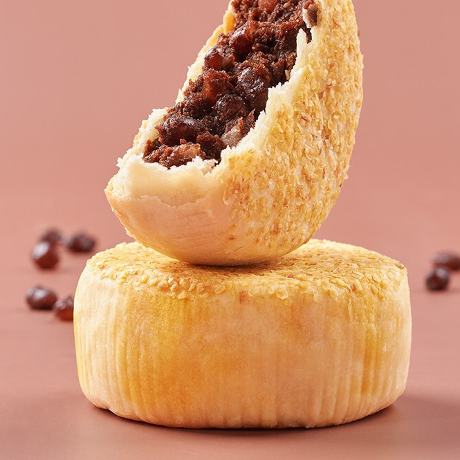 西貝莜面村 燕麥蘇式月餅 5餅5味 820g 禮盒裝包裝禮盒產(chǎn)品包裝創(chuàng)意設(shè)計(jì)欣賞(圖4)