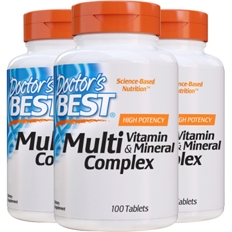 Doctors BEST 男士復(fù)合維生素 100粒*3瓶保健產(chǎn)品包裝創(chuàng)意設(shè)計欣賞(圖1)