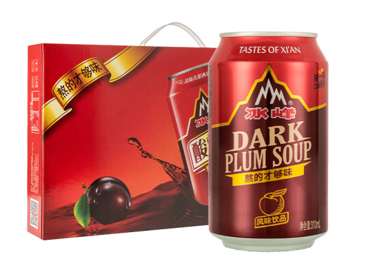 灌裝酸梅湯禮盒包裝如何設(shè)計(jì)(圖1)