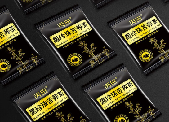 苦蕎茶包裝袋設(shè)計(jì)作品欣賞(圖1)