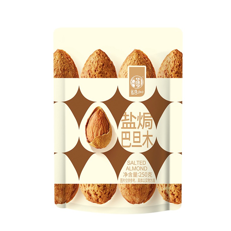 鹽焗巴旦木包裝設計作品欣賞(圖1)