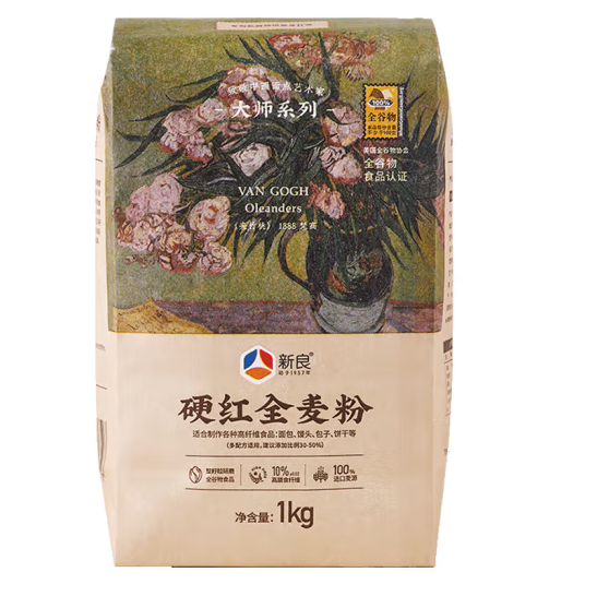 全麥粉紙袋包裝設計怎么做有吸引力(圖1) 全麥粉紙袋包裝設計怎么做有吸引力(圖1)