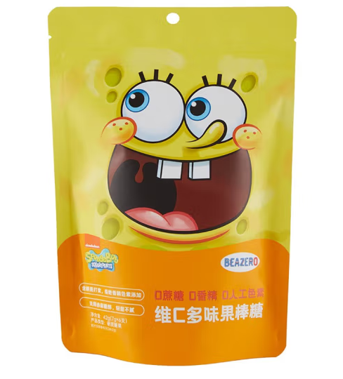 維C多味果棒糖包裝設(shè)計作品欣賞(圖1)