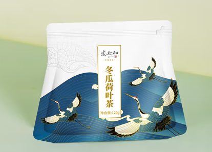 冬瓜荷葉茶包裝袋設(shè)計(圖1) 冬瓜荷葉茶包裝袋設(shè)計(圖1)