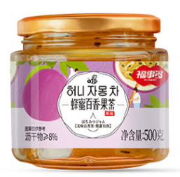 蜂蜜百香果茶包裝瓶設計欣賞(圖1) 蜂蜜百香果茶包裝瓶設計欣賞(圖1)