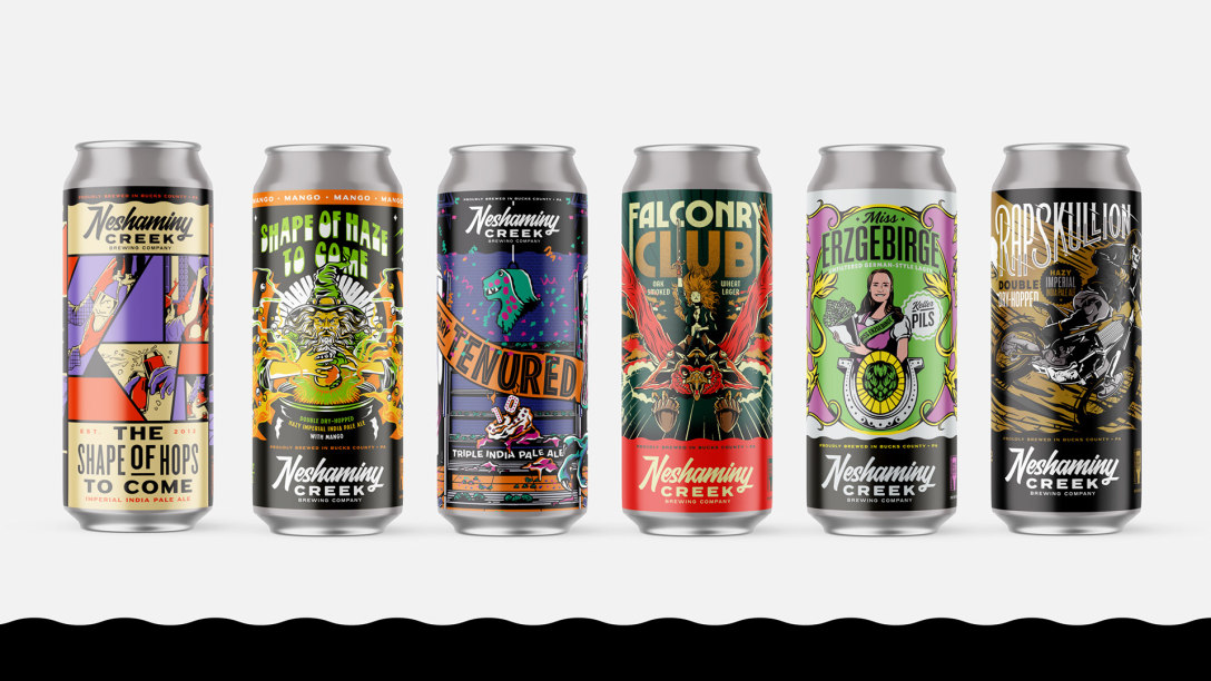 潮流易拉罐啤酒包裝設計欣賞(圖1)