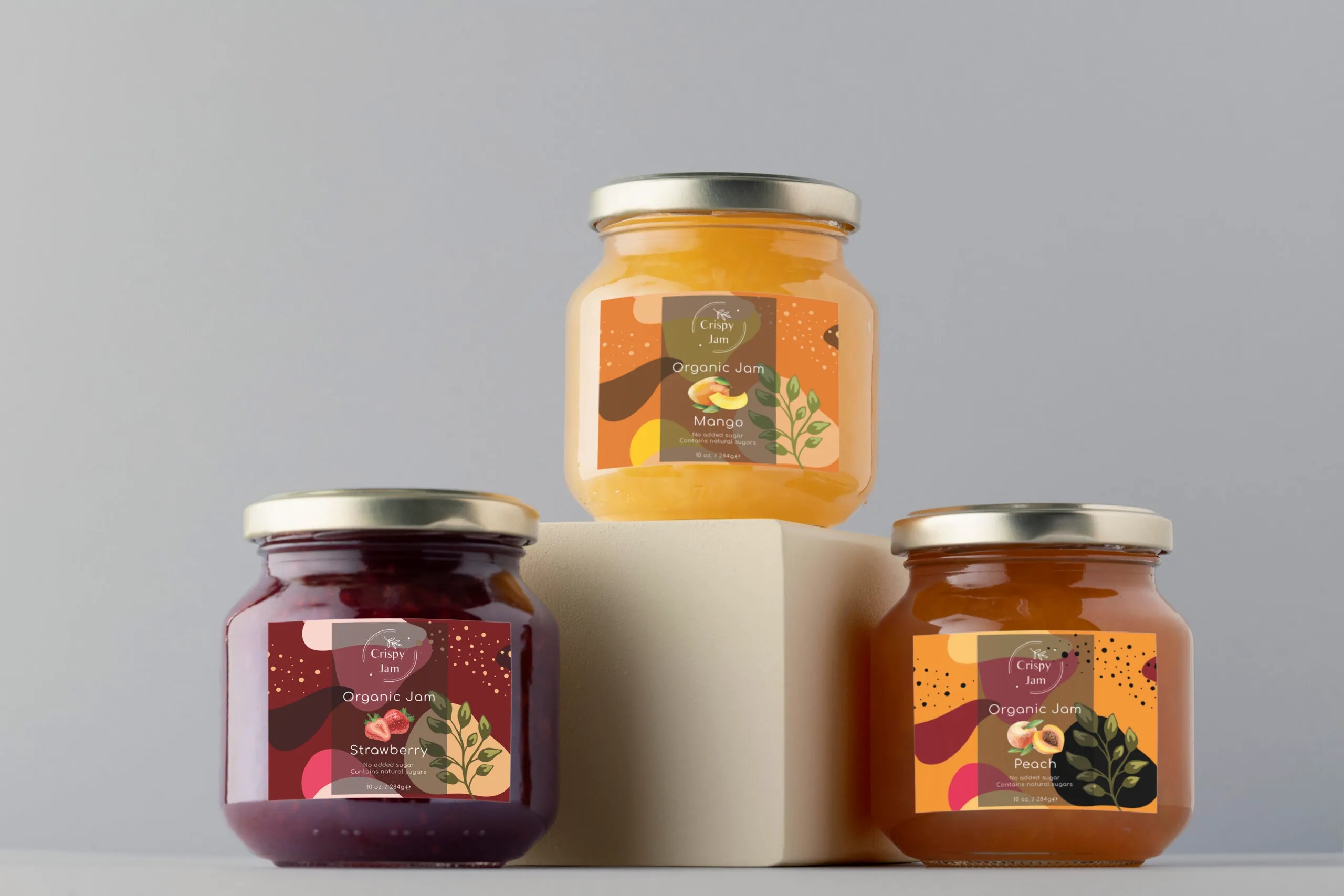 有機(jī)果醬包裝瓶設(shè)計怎么做銷量高(圖1)