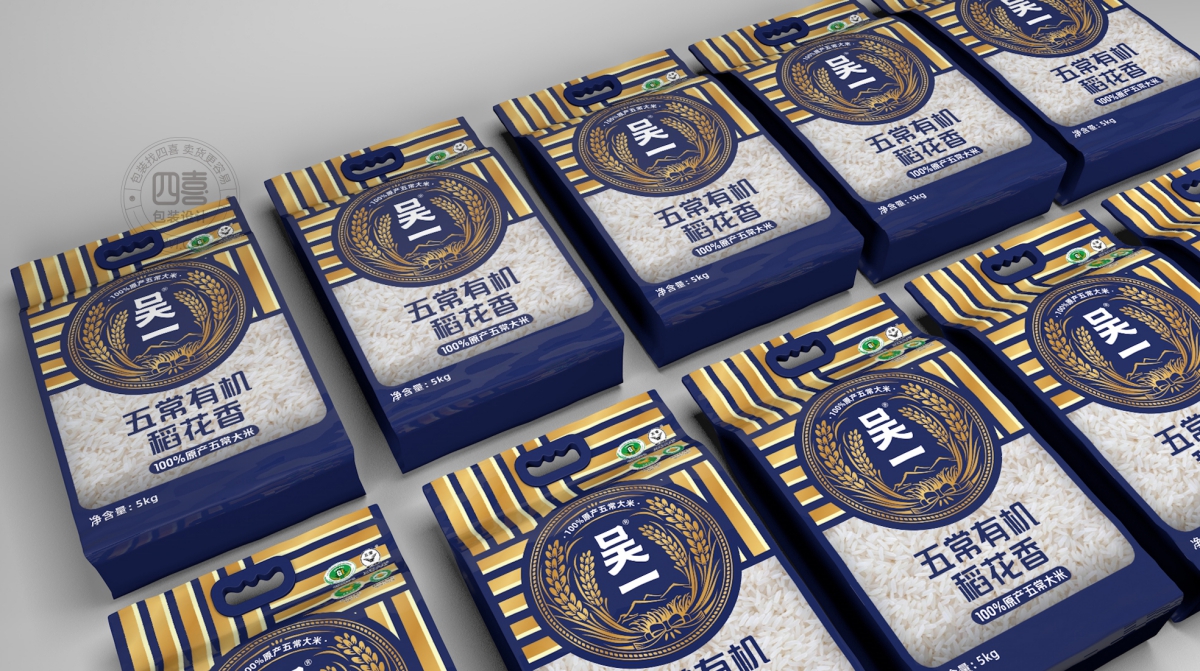 五常大米包裝設(shè)計(jì)升級(jí)的意義和作用是什么？ (圖1)