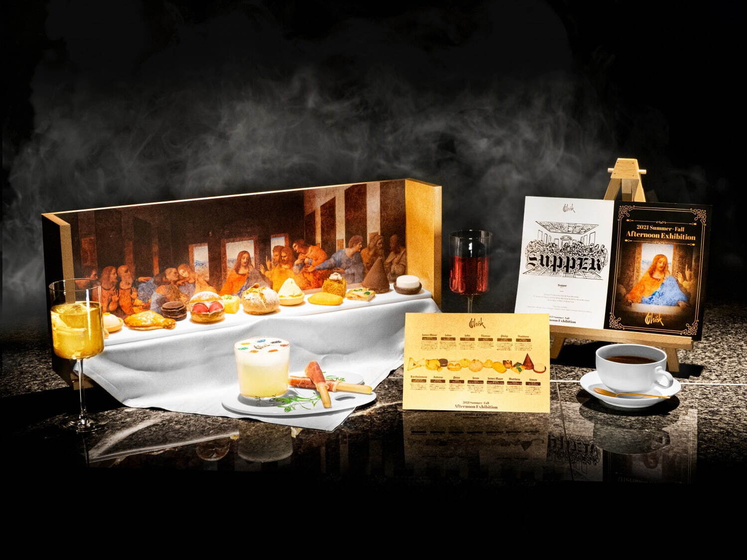 列奧納多·達·芬奇“最后的晚餐”主題下午茶(圖1) 列奧納多·達·芬奇“最后的晚餐”主題下午茶(圖1)