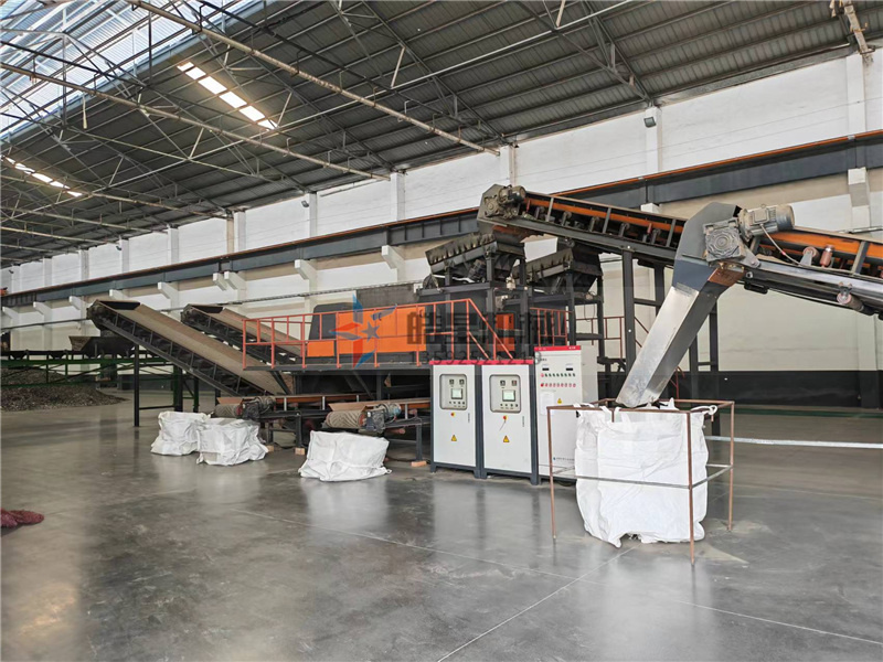 廢鋼破碎機生產(chǎn)線多少錢？一天能打多少方？