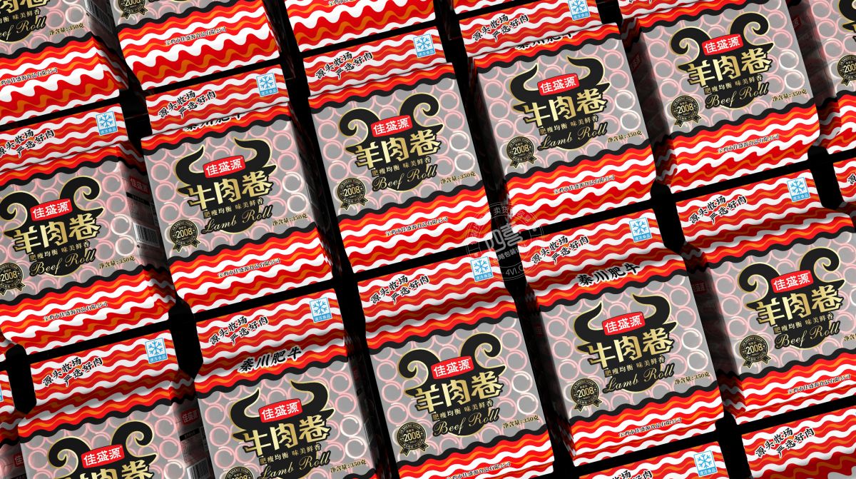 西安牛肉卷羊肉卷包裝設(shè)計(jì)(圖9) 西安牛肉卷羊肉卷包裝設(shè)計(jì)(圖9)