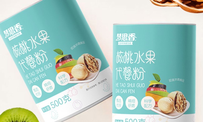 夢思香代餐粉 夢思香品牌logo與食品包裝設(shè)計欣賞(圖2)