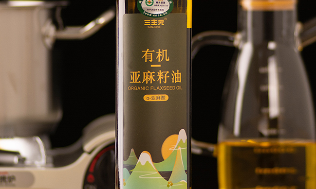 三主元牡丹籽油 SANJUNE三主元食品包裝設(shè)計欣賞(圖3)