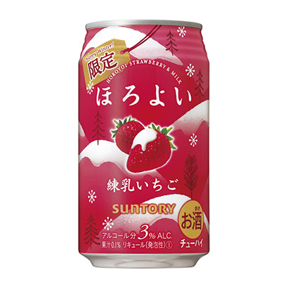 包裝設計公司推薦粘稠的煉乳草莓三得利·包裝設計欣賞(圖1)