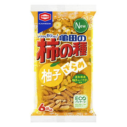 包裝設(shè)計(jì)公司推薦龜田的柿子籽柚子脆龜田制果包裝設(shè)計(jì)欣賞(圖1) 包裝設(shè)計(jì)公司推薦龜田的柿子籽柚子脆龜田制果包裝設(shè)計(jì)欣賞(圖1)