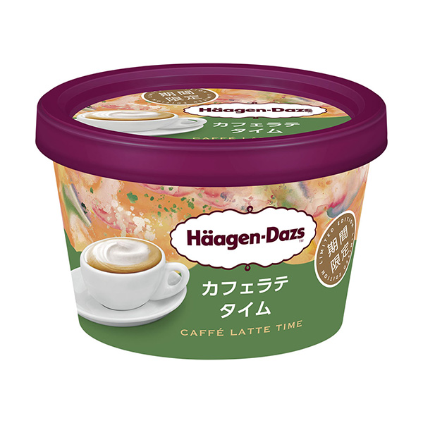 包裝設計公司推薦哈根達斯迷你杯拿鐵時間(限時) 包裝設計欣賞(圖1)