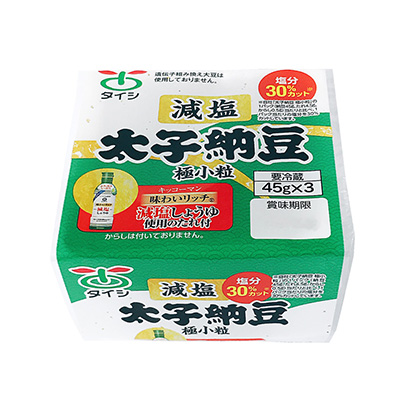 包裝設(shè)計(jì)公司推薦使用富味減鹽醬油的減鹽太子納豆太子食品工業(yè)(圖1)