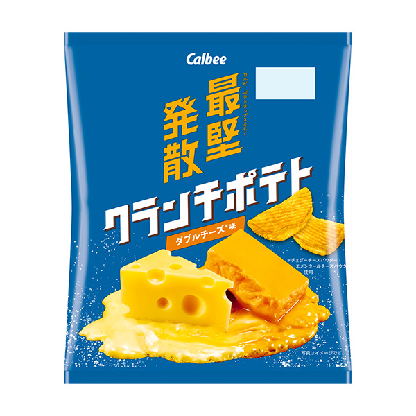 水蜜桃薯條雙奶酪味包裝設計欣賞(圖1)