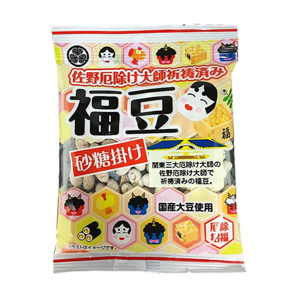 佐野消災(zāi)大師祈禱完畢福豆糖掛克利特包裝設(shè)計(jì)(圖1)