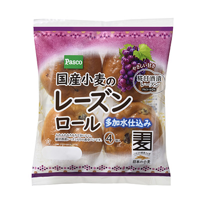 國產(chǎn)小麥葡萄干卷多加水進(jìn)貨敷島制面包面包麥片類包裝設(shè)計(jì)(圖1)