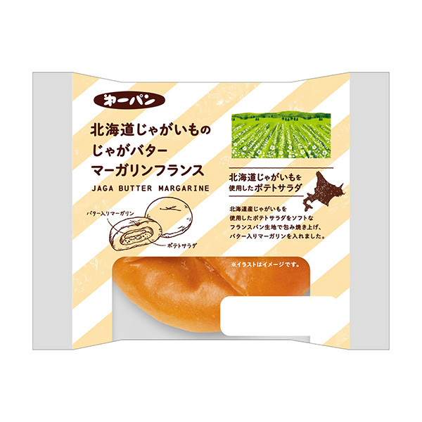 北海道土豆黃油人造黃油法國第一屋制面包包裝設(shè)計(jì)(圖1)