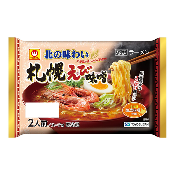 馬爾先生北方的味道札幌蝦醬拉面東洋水產(chǎn)食品飲料包裝設(shè)計(圖1)