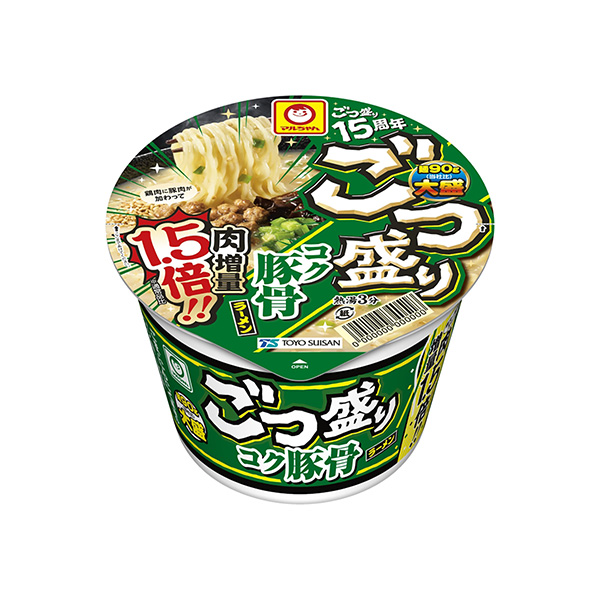 包裝設(shè)計(jì)欣賞麻辣燙＜醇厚豬骨拉面肉增量1.5倍＞ (東洋水產(chǎn)) (圖1)