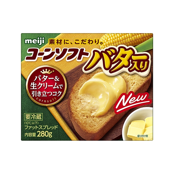 包裝設(shè)計欣賞明治玉米軟件＜加入黃油＞ (明治) (圖1)